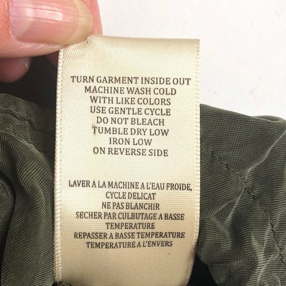 BlankNYC Double Zipper Green Moto Jacket S - Picture 5 of 8